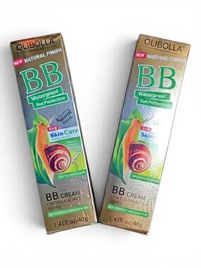 Lot of 2 Olibolla BB Cream Shade 303 Waterproof Matte Foundation SPF 30+ NIB